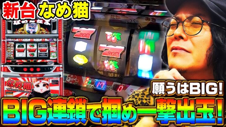 【新台 パチスロなめ猫】怒涛のBIG連をなめんじゃねぇ！《HYO.》[必勝本WEB-TV][パチスロ][スロット]