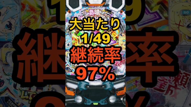 新台パチンコ【超甘LTこの素晴らしい世界に祝福を！最終クエスト49Ver.】継続率97%スペック